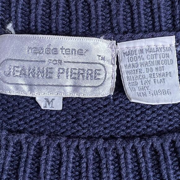 Vintage 70s Sweater Vest M Intarsia Psychedelic Disco Glam Rock 100% Cotton - Picture 9 of 10